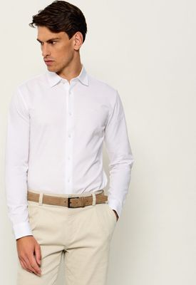 Koszula męska na wiosnę BOSS ORANGE ze sklepu: Gomez Fashion Store w kategorii: Koszule męskie - zdjęcie 874714-BD9-10338_BO244M000012100