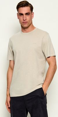 T-shirt męski na wiosnę BOSS ORANGE ze sklepu: Gomez Fashion Store w kategorii: T-shirty męskie - zdjęcie 874714-BD9-10338_BO244M000036271