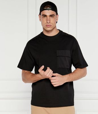 T-shirt męski casualowy BOSS ORANGE ze sklepu: Gomez Fashion Store w kategorii: T-shirty męskie - zdjęcie 874714-BD9-10338_BO244M000039001