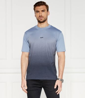 T-shirt męski wiosenny BOSS ORANGE ze sklepu: Gomez Fashion Store w kategorii: T-shirty męskie - zdjęcie 874714-BD9-10338_BO244M000041464