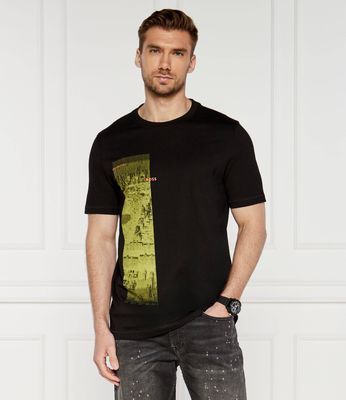 T-shirt męski młodzieżowy na wiosnę BOSS ORANGE ze sklepu: Gomez Fashion Store w kategorii: T-shirty męskie - zdjęcie 874714-BD9-10338_BO244M000057001