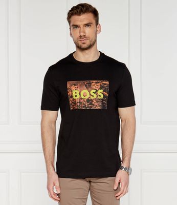 T-shirt męski BOSS ORANGE ze sklepu: Gomez Fashion Store w kategorii: T-shirty męskie - zdjęcie 874714-BD9-10338_BO244M000059001