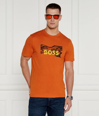 T-shirt męski młodzieżowy BOSS ORANGE ze sklepu: Gomez Fashion Store w kategorii: T-shirty męskie - zdjęcie 874714-BD9-10338_BO244M000059840