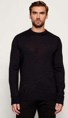 Sweter męski casual BOSS ORANGE ze sklepu: Gomez Fashion Store w kategorii: Swetry męskie - zdjęcie 874714-BD9-10338_BO244M000064001