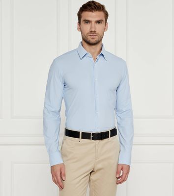 Koszula męska z klasycznym kołnierzykiem BOSS BLACK ze sklepu: Gomez Fashion Store w kategorii: Koszule męskie - zdjęcie 874714-BD9-10338_BB244M000088450