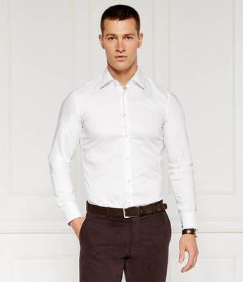 Koszula męska elegancka wiosenna BOSS BLACK ze sklepu: Gomez Fashion Store w kategorii: Koszule męskie - zdjęcie 874714-BD9-10338_BB244M000092100