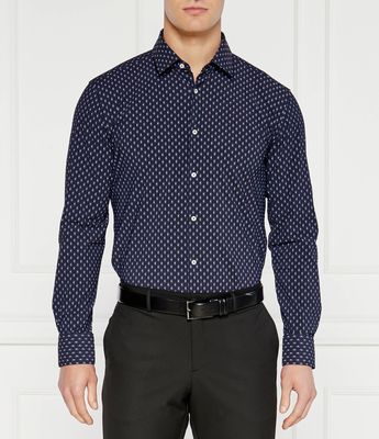 Koszula męska na jesień BOSS BLACK ze sklepu: Gomez Fashion Store w kategorii: Koszule męskie - zdjęcie 874714-BD9-10338_BB244M000096410