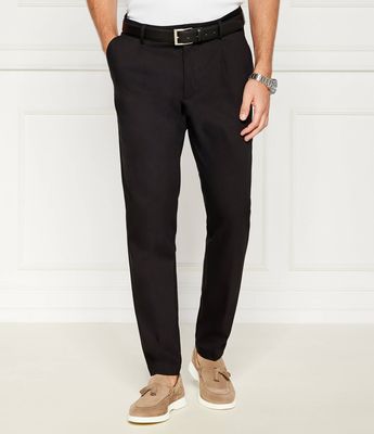 Spodnie męskie casual na jesień BOSS BLACK ze sklepu: Gomez Fashion Store w kategorii: Spodnie męskie - zdjęcie 874714-BD9-10338_BB244M000122001