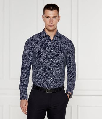 BOSS BLACK - Koszula męska casual ze sklepu: Gomez Fashion Store w kategorii: Koszule męskie - zdjęcie 874714-BD9-10338_BB244M000123410