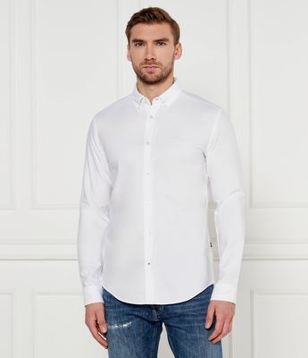 Koszula męska elegancka na wiosnę BOSS BLACK ze sklepu: Gomez Fashion Store w kategorii: Koszule męskie - zdjęcie 874714-BD9-10338_BB244M000124100