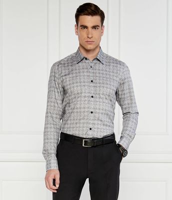 Koszula męska wiosenna casual BOSS BLACK ze sklepu: Gomez Fashion Store w kategorii: Koszule męskie - zdjęcie 874714-BD9-10338_BB244M000129030