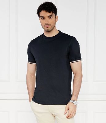 BOSS BLACK - T-shirt męski na lato ze sklepu: Gomez Fashion Store w kategorii: T-shirty męskie - zdjęcie 874714-BD9-10338_BB244M000162404