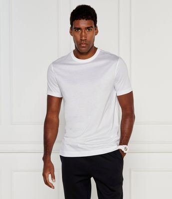 T-shirt męski casualowy na wiosnę BOSS BLACK ze sklepu: Gomez Fashion Store w kategorii: T-shirty męskie - zdjęcie 874714-BD9-10338_BB244M000164100