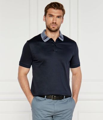 T-shirt męski na wiosnę casual BOSS BLACK ze sklepu: Gomez Fashion Store w kategorii: T-shirty męskie - zdjęcie 874714-BD9-10338_BB244M000189404