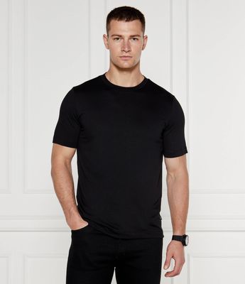 T-shirt męski na wiosnę casual BOSS BLACK ze sklepu: Gomez Fashion Store w kategorii: T-shirty męskie - zdjęcie 874714-BD9-10338_BB244M000190001