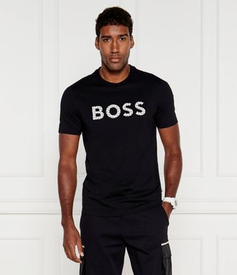 T-shirt męski wiosenny BOSS BLACK ze sklepu: Gomez Fashion Store w kategorii: T-shirty męskie - zdjęcie 874714-BD9-10338_BB244M000192002