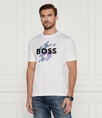 T-shirt męski BOSS BLACK ze sklepu: Gomez Fashion Store w kategorii: T-shirty męskie - zdjęcie 874714-BD9-10338_BB244M000192100