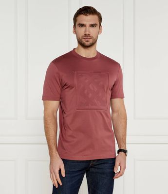T-shirt męski casual BOSS BLACK ze sklepu: Gomez Fashion Store w kategorii: T-shirty męskie - zdjęcie 874714-BD9-10338_BB244M000194644