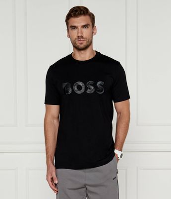 BOSS GREEN - T-shirt męski w stylu młodzieżowym ze sklepu: Gomez Fashion Store w kategorii: T-shirty męskie - zdjęcie 874714-BD9-10338_BG244M000042001