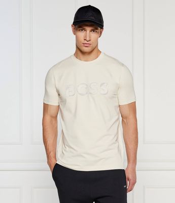 T-shirt męski wiosenny BOSS GREEN ze sklepu: Gomez Fashion Store w kategorii: T-shirty męskie - zdjęcie 874714-BD9-10338_BG244M000042131