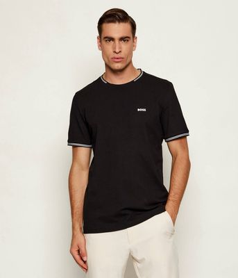 BOSS GREEN - T-shirt męski na lato ze sklepu: Gomez Fashion Store w kategorii: T-shirty męskie - zdjęcie 874714-BD9-10338_BG244M000063001