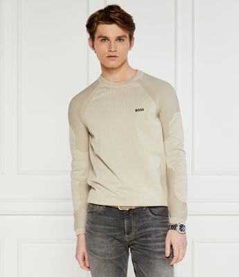 Sweter męski na zimę BOSS GREEN ze sklepu: Gomez Fashion Store w kategorii: Swetry męskie - zdjęcie 874714-BD9-10338_BG244M000068271