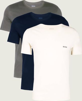 BOSS BLACK - T-shirt męski casualowy ze sklepu: Gomez Fashion Store w kategorii: T-shirty męskie - zdjęcie 874714-BD9-10338_BW244M000012961