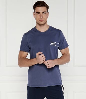 Boss Bodywear - T-shirt męski wiosenny casual ze sklepu: Gomez Fashion Store w kategorii: T-shirty męskie - zdjęcie 874714-BD9-10338_BW244M000014412