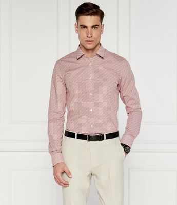 Koszula męska na wiosnę HUGO ze sklepu: Gomez Fashion Store w kategorii: Koszule męskie - zdjęcie 874714-BD9-10338_BU244M000013693