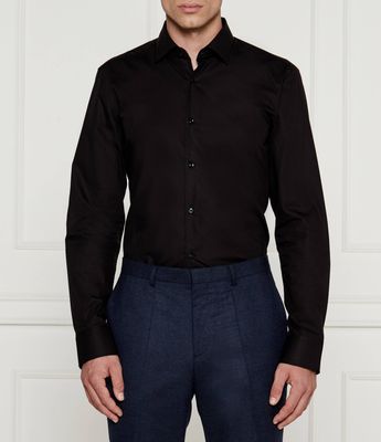 HUGO - Koszula męska casual ze sklepu: Gomez Fashion Store w kategorii: Koszule męskie - zdjęcie 874714-BD9-10338_BU244M000016001