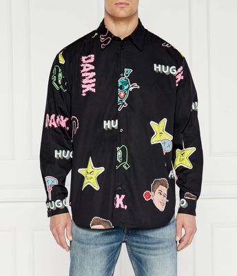 Koszula męska HUGO ze sklepu: Gomez Fashion Store w kategorii: Koszule męskie - zdjęcie 874714-BD9-10338_BU244M000031001