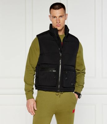 HUGO - Kamizelka męska casual ze sklepu: Gomez Fashion Store w kategorii: Kamizelki męskie - zdjęcie 874714-BD9-10338_BU244M000055001