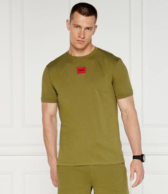T-shirt męski HUGO ze sklepu: Gomez Fashion Store w kategorii: T-shirty męskie - zdjęcie 874714-BD9-10338_BU244M000059386