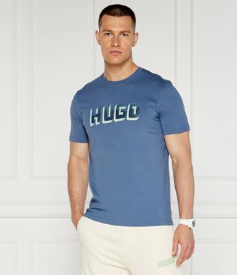 T-shirt męski młodzieżowy na wiosnę HUGO ze sklepu: Gomez Fashion Store w kategorii: T-shirty męskie - zdjęcie 874714-BD9-10338_BU244M000070427