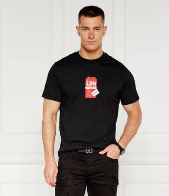 T-shirt męski HUGO ze sklepu: Gomez Fashion Store w kategorii: T-shirty męskie - zdjęcie 874714-BD9-10338_BU244M000079001