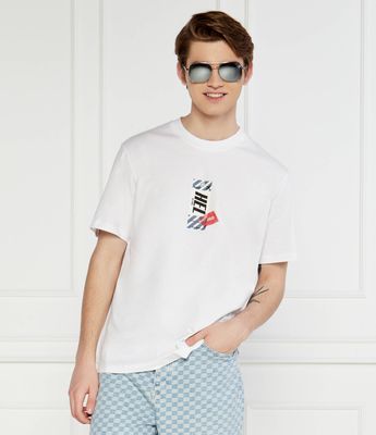 T-shirt męski HUGO ze sklepu: Gomez Fashion Store w kategorii: T-shirty męskie - zdjęcie 874714-BD9-10338_BU244M000079100