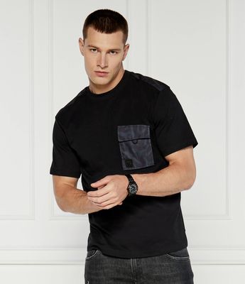 HUGO - T-shirt męski casualowy na wiosnę ze sklepu: Gomez Fashion Store w kategorii: T-shirty męskie - zdjęcie 874714-BD9-10338_BU244M000083001