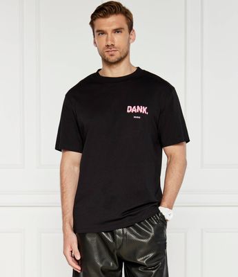 T-shirt męski casualowy HUGO ze sklepu: Gomez Fashion Store w kategorii: T-shirty męskie - zdjęcie 874714-BD9-10338_BU244M000085001
