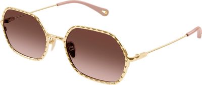Okulary przeciwsłoneczne damskie Chloe ze sklepu: Gomez Fashion Store w kategorii: Okulary przeciwsłoneczne damskie - zdjęcie 874714-BD9-10338_CH242W000005002