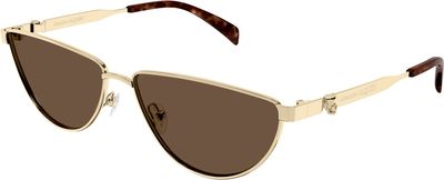 Okulary przeciwsłoneczne damskie Alexander McQueen ze sklepu: Gomez Fashion Store w kategorii: Okulary przeciwsłoneczne damskie - zdjęcie 874714-BD9-10338_AQ242W000005102