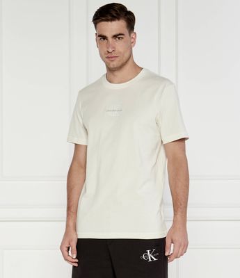 T-shirt męski casual Calvin Klein Jeans ze sklepu: Gomez Fashion Store w kategorii: T-shirty męskie - zdjęcie 874714-BD9-10338_CJ244M000026186