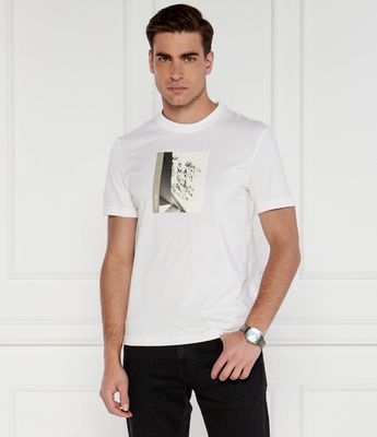 Calvin Klein - T-shirt męski na wiosnę młodzieżowy ze sklepu: Gomez Fashion Store w kategorii: T-shirty męskie - zdjęcie 874714-BD9-10338_CK244M000022257
