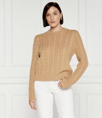 Sweter damski casual Marc Cain ze sklepu: Gomez Fashion Store w kategorii: Swetry damskie - zdjęcie 874714-BD9-10338_CR244W000025618