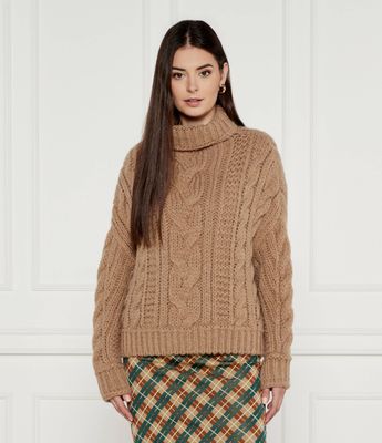 Marc Cain - Sweter damski casual ze sklepu: Gomez Fashion Store w kategorii: Swetry damskie - zdjęcie 874714-BD9-10338_CR244W000028619