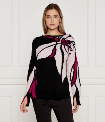 Sweter damski Marc Cain ze sklepu: Gomez Fashion Store w kategorii: Swetry damskie - zdjęcie 874714-BD9-10338_CR244W000033262
