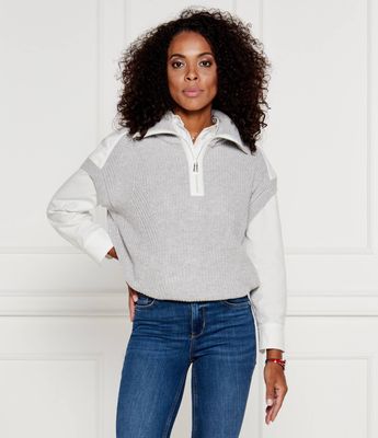 Sweter damski casual Marc Cain ze sklepu: Gomez Fashion Store w kategorii: Swetry damskie - zdjęcie 874714-BD9-10338_CR244W000091810