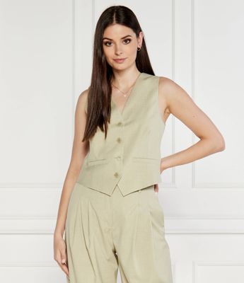 Samsøe Samsøe - Kamizelka damska casual ze sklepu: Gomez Fashion Store w kategorii: Kamizelki damskie - zdjęcie 874714-BD9-10338_SS244W000007050