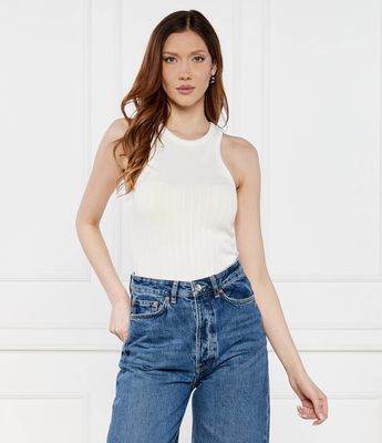Samsøe Samsøe - Bluzka damska na lato casualowa ze sklepu: Gomez Fashion Store w kategorii: Bluzki damskie - zdjęcie 874714-BD9-10338_SS244W000009020
