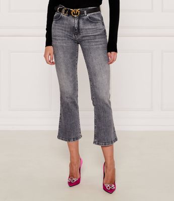 Jeansy damskie w miejskim stylu Pinko ze sklepu: Gomez Fashion Store w kategorii: Jeansy damskie - zdjęcie 874714-BD9-10338_PI244W000215B48