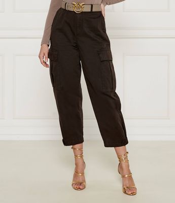 Spodnie damskie casual Pinko ze sklepu: Gomez Fashion Store w kategorii: Spodnie damskie - zdjęcie 874714-BD9-10338_PI244W000235B52
